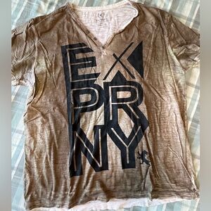 Men’s express tshirt. Size xxl but shrunk so it fits like and xl